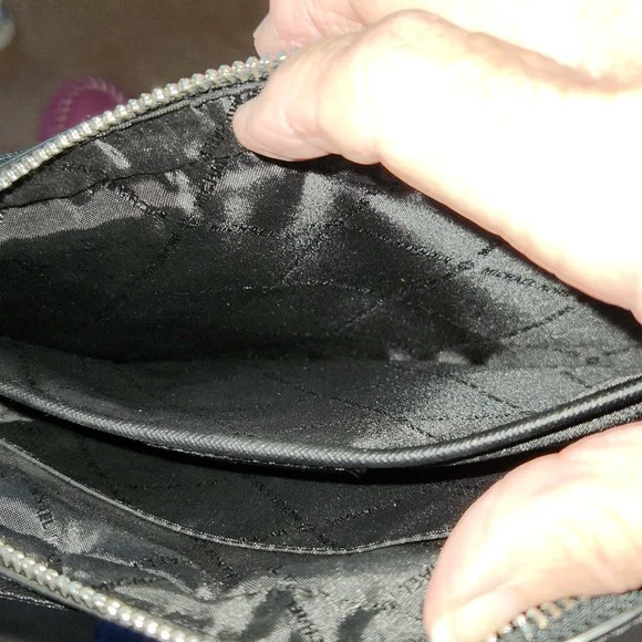 Michael Kors Black and White Crossbody Bag - Picture 8 of 9